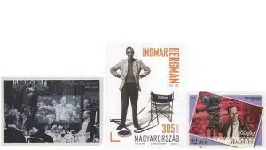 Çeşitli ülkelerde yayınlanan Ingmar Bergman pulları