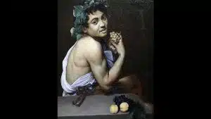 young sick bacchus